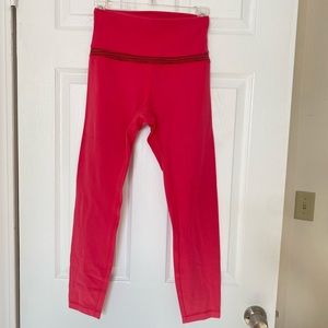 Pink Lululemon Align 25" Leggings